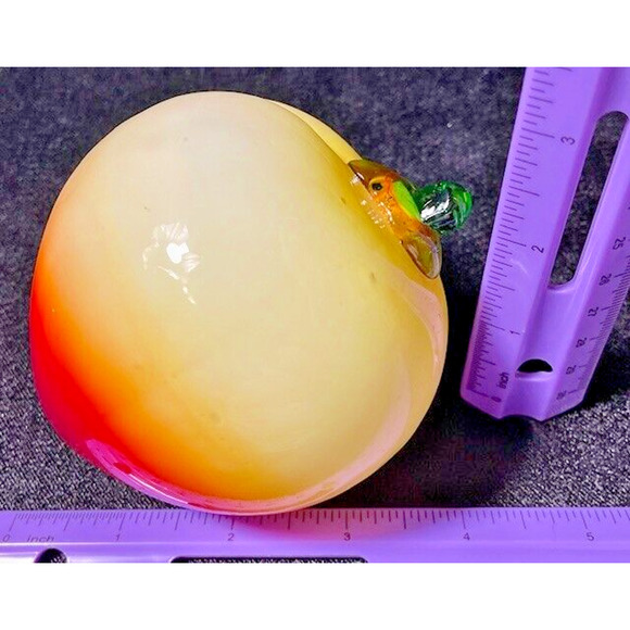 Murano Styled Fruit & Veggies Handblown Glass Lot of 6 Vintage - Picture 11 of 16